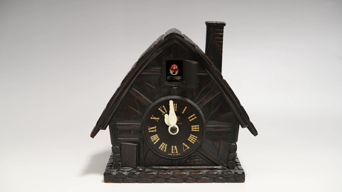 TEZUKA CLOCK Poppo　山小屋の鳥
